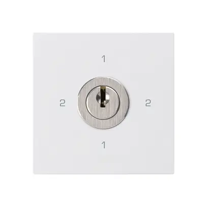 Intérieur interrupteur à clé kallysto 3/1L blanc avec serrure Kaba 8 