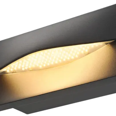 Applique LED INC SLV ADI LED, 15.4W 870lm 3000K IP55 anthracite 
