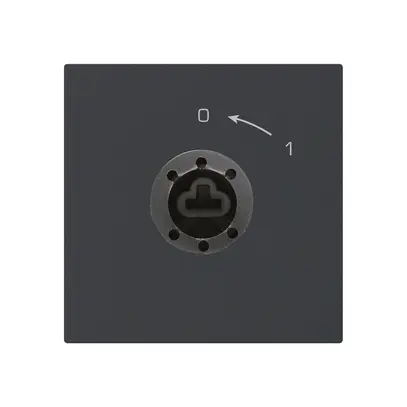 Contact pivotant 0<-1/1L noir kallysto pour serrure sans cylindre 