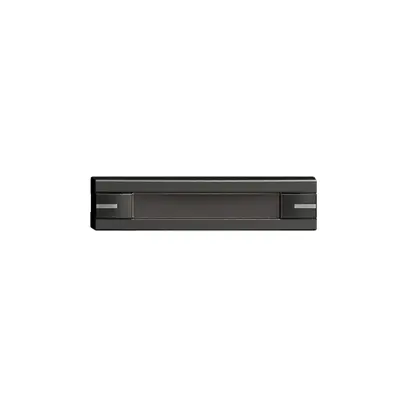 Tasto 1/4 KNX/elettronic.c. LED+cart. EDIZIOdue comando 2×1 nero 