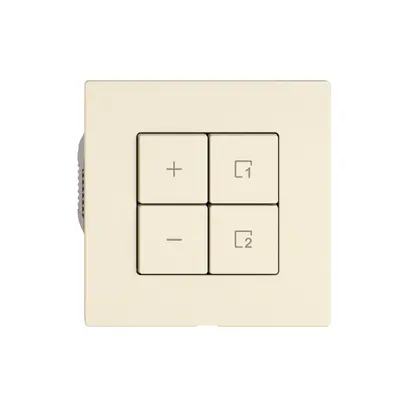 Variateur Uni-LED EDIZIO.liv Wiser SNAPFIX® 1 scène 4 touches cr 