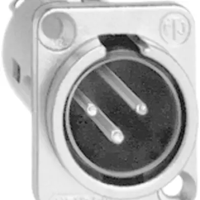 Spina châssis XLR 3P colore neutro 
