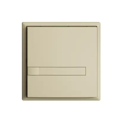 Pulsante KNX RGB EDUE, 250mW, s.LED, c.inserto carta, 1×pulsante, 1×tasto, van 