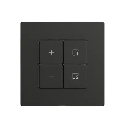 Comando per dimmer 1c scena/4t Edue Wiser nero 