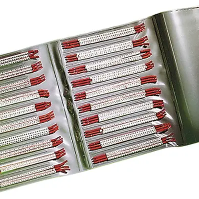 Schnapptüllen-Set Plica STD, für 0.1…0.5mm² Ø1…1.4mm Aufdruck: 'A…Z', weiss 