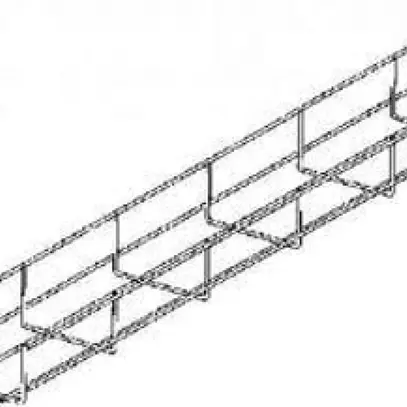 Chemin de câbles à grille 3.5mm 150×60mm galvanisé 