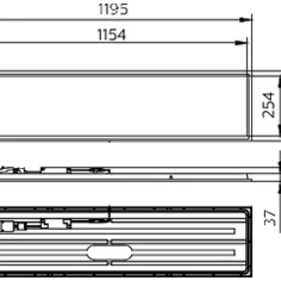 Lampada pannello LED CoreLine UGR 26W 3600lm 840 IP20/44 1195×295 bi 