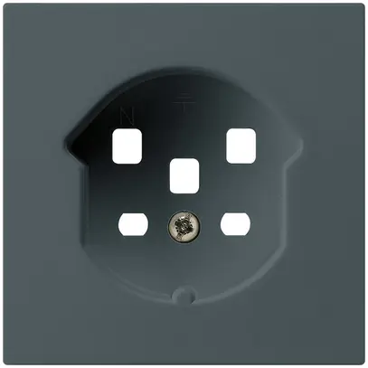Plaque frontale kallysto T25 anthracite, 60×60mm pour prise T25 