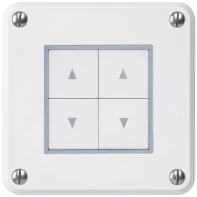 Pulsante per tapparelle INC robusto IP55 bianco con 4 tasti di comando 
