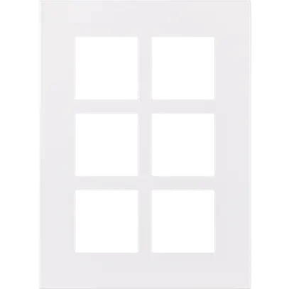 Intestazione INC Legrand Arteor 3×2, verticale, bianco 