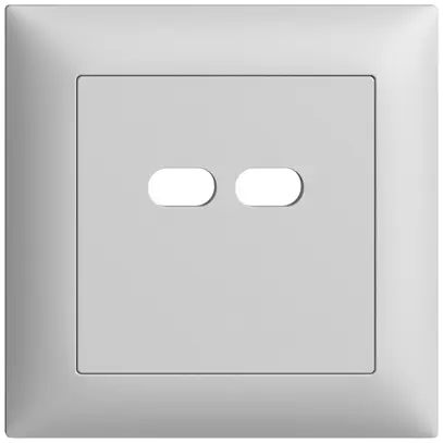 UP-Montageset Feller EDIZIOdue für Steckdose USB 18W 2×Typ C hellgrau 