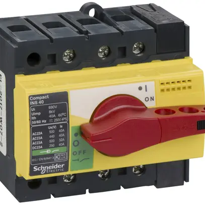 Interrupteur de charge INC Schneider Electric NS-I 40 3L jaune/rouge 