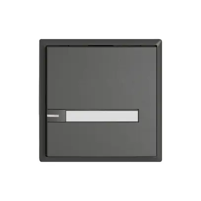 Pulsante KNX RGB EDIZIO.liv SNAPFIX® sensore temp.RGB-LED targ.1× com.1T grs 