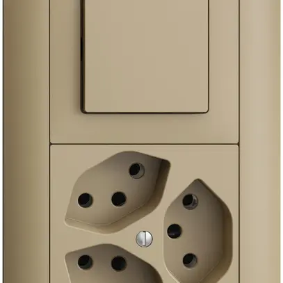 UP-Kombination EDIZIOdue 3/1P+3×T13 sand 