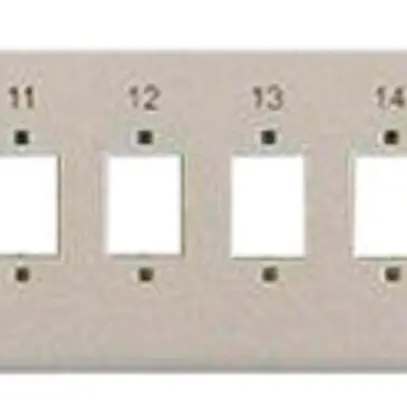 Placca frontale per pannello distributore 19" per FO 1UA 
