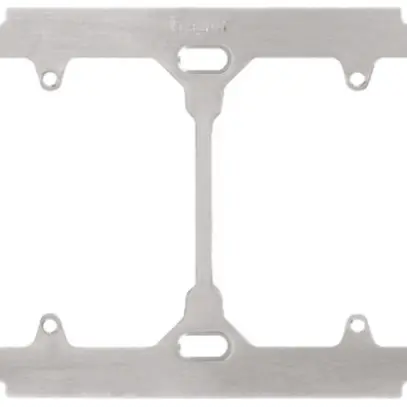 Placca di fissaggio I-I Hager orizz. 77×137mm per 2×FA6/M3/XLR 