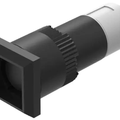 Pulsante luminoso EAO01 a impulso elemento basso livello 1Ch 18×18mm univ. or 
