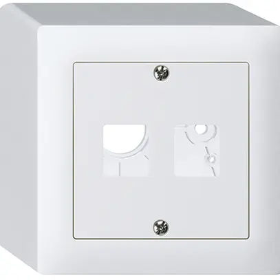 Kit frontal AP kallysto Q pour 2 modules blanc 