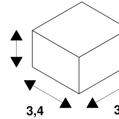 Décharge de traction SLV borne 3 pôles 36×34×23mm en matière synthétique blanc 