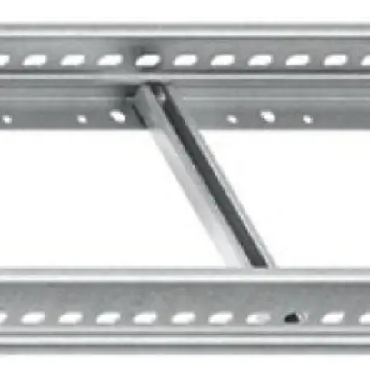 Passerella portacavi Niedax, 60×400×3000mm, t=1.5mm, perforato, ac zinc a nastro 