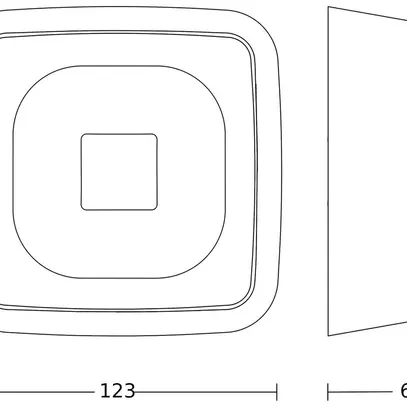 Multisensore AP Steinel IR Quattro IP 360° bianco 