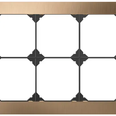 En-tête ENC EDIZIO.liv prestige SNAPFIX® 2×3 154×214mm laiton champagne 