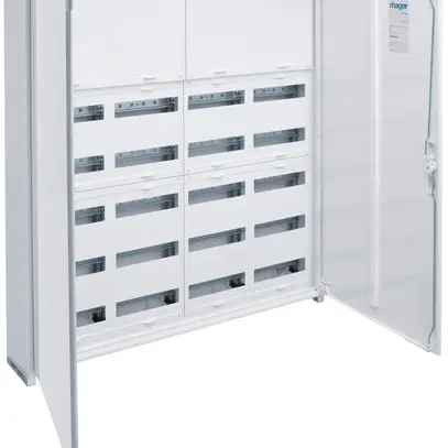 Distributore AP Hager univers 7-file 240UM coperchio IP44 1050×1100×160mm 