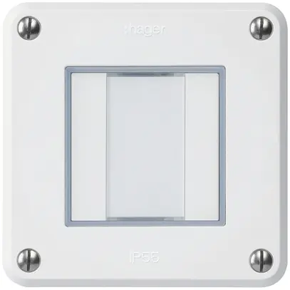 Poussoir ENC robusto C KNX 2× s/e-link blanc 