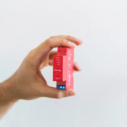 Actionneur-commutateur RF AMD Shelly Pro 1PM Bt/Wi-Fi 1can 110…240V 1UM 