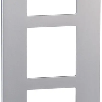 Cadre de recouvrement ATO 3×1 module alu perle 