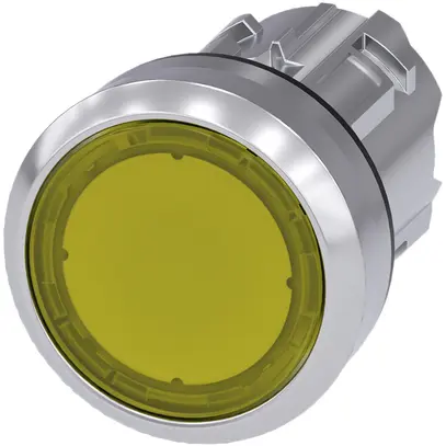 Pulsante luminoso Siemens SIRIUS ACT giallo metallo lucido 
