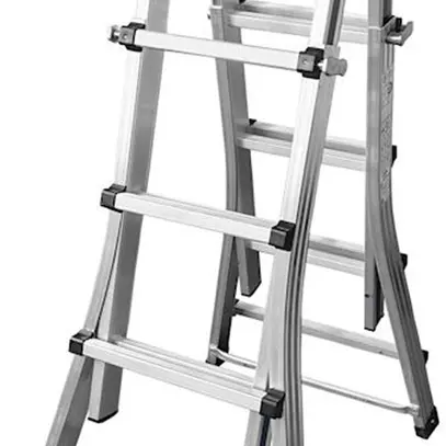 Echelle téléscopique Plica Clik Clak, 4×6 marches, aluminium 