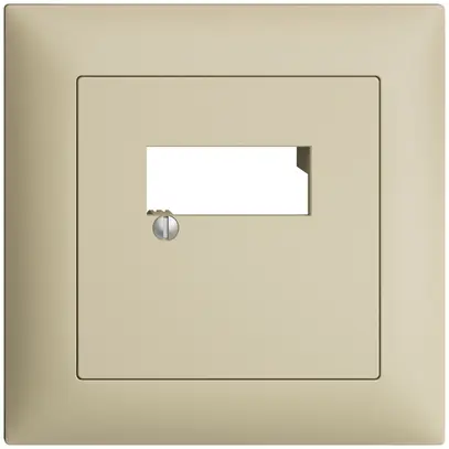 Kit frontale INC EDIZIOdue vanille 88×88mm 2×RJ45 