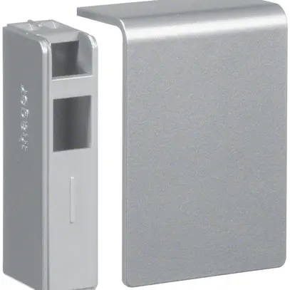 Embout de fermeture Hager pour SL20055 décor alu 