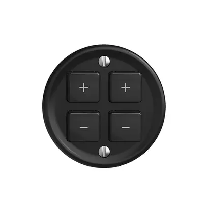 Kit copertura per dimmer 2c/4t Sdue Wiser nero 