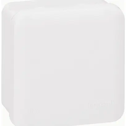 Boîte de dérivation AP PLEXO vide 80×80mm gris 