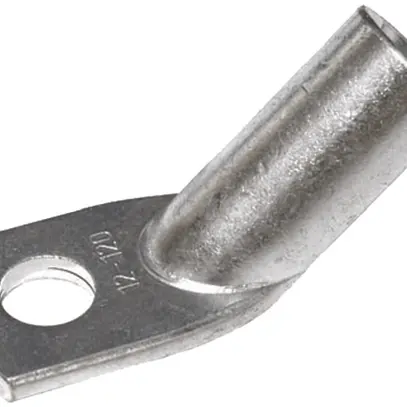 Capocorda tubolare angolato 45° INTERCABLE standard 185mm², M12 gaSn, secondo UL 