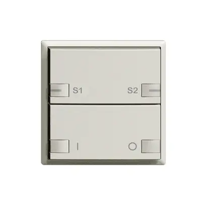 Kit frontal ON-OFF scène 1c/2t ZEP 60×60mm gris clair 