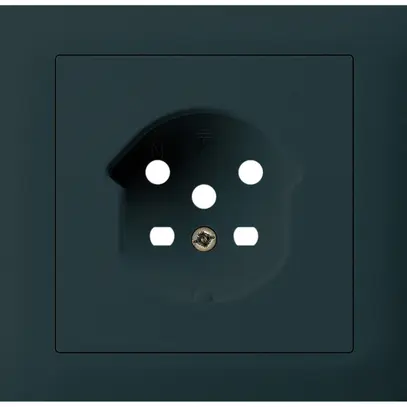 Kit frontale INS Hager kallysto per presa G3 1×T15 telaio a innesto nero 