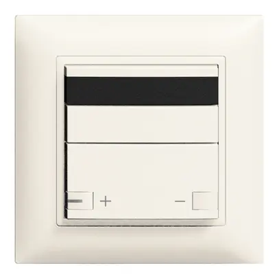 Poussoir ENC ZEP variateur IR univ.1c/1t st.c/sec. EDIZIOdue blanc 