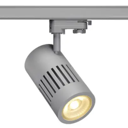 LED-Leuchte SLV STRUCTEC TRACK 30W 3150lm 3000K 60° 3-Ph.-Adapter grau 
