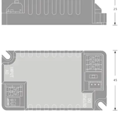 LED-Betriebsgerät LEDVANCE BULKHEAD 5.5…10W 20…28V 200…350mA ON/OFF 79×45×25mm 