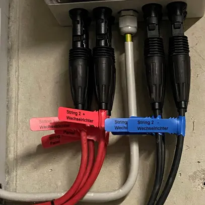 Jeu d'inscription AWAG pour installation photovoltaïque, 4 string, 32 pièces 