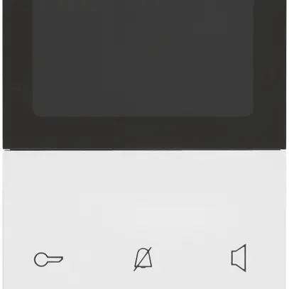 AP-Innenstation Video Hager elcom.touch Komfort 2-Draht, weiss 