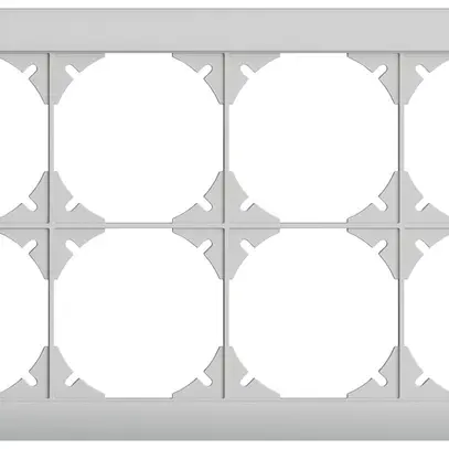 En-tête ENC EDIZIOdue SNAPFIX® 2×4 horizontal 268×148mm gris clair 