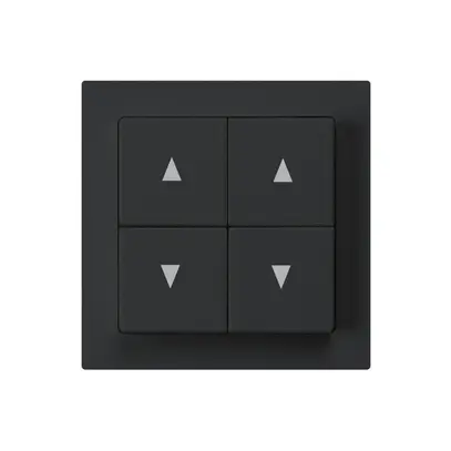 Pulsante per tappar.INC kallysto A nero con 4 tasti 
