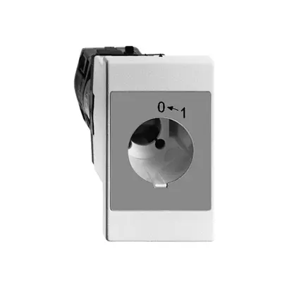 Contacts pivotants à clé INC Feller, 1L sans serrure de sûreté, no, "0←1" 