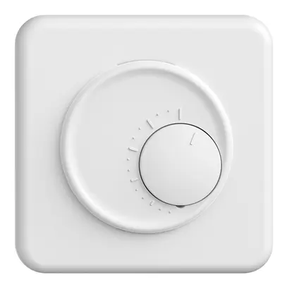 Termostato ambiente INC STANDARDdue bianco, senza interrutore 