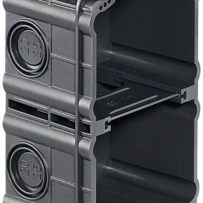 Boîte ENC HSB Basic pour béton 2×1, 130×70×52 mm 