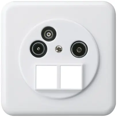 Prise d'antenne ENC TV-R-Données basico HMS C 2GHz 10.5db blanc 